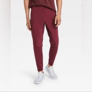 Men’s All in Motion Target Red/Maroon Joggers Size S
